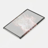 Sternhaufen im Zentrum des Flammennebels. Post-it Klebezettel (angewinkelt)