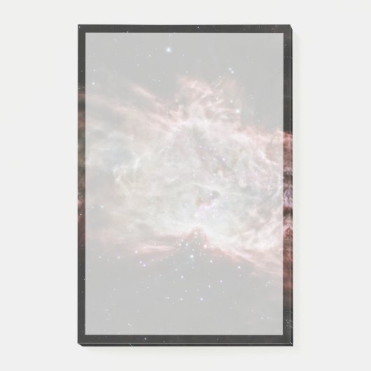 Sternhaufen im Zentrum des Flammennebels. Post-it Klebezettel (Vorderseite)