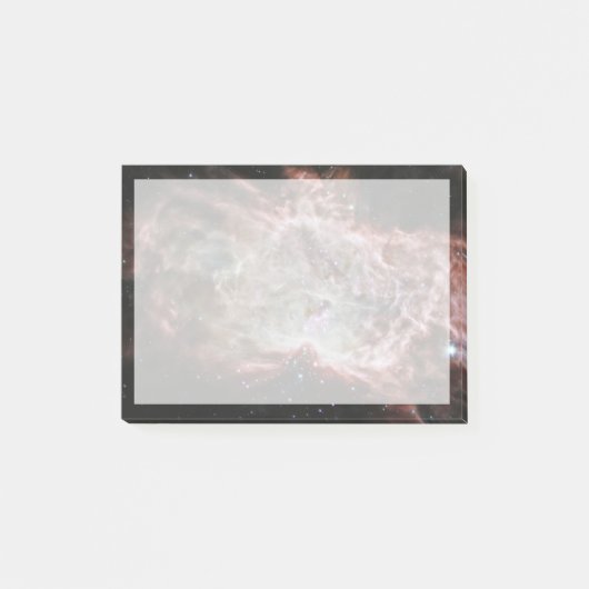 Sternhaufen im Zentrum des Flammennebels. Post-it Klebezettel (Vorderseite)