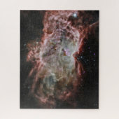 Sternhaufen im Zentrum des Flammennebels. Puzzle (Vertikal)