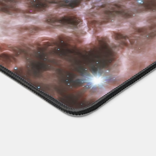 Sternhaufen im Zentrum des Flammennebels. Schreibtischunterlage (Ecke)