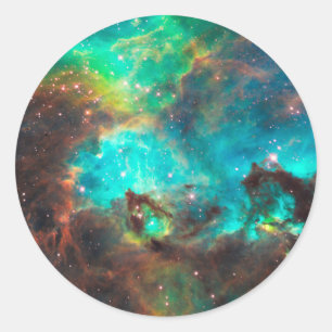 Sternhaufen NGC 2074 Runder Aufkleber