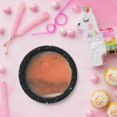 Sternhintergrund ~ DER PLANETEN-MARS wahre Farb Pappteller (Party)