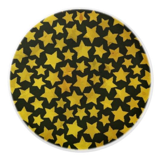 Sternhintergrund Keramikknauf (Vorderseite)