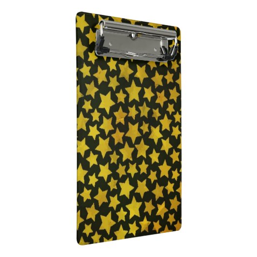 Sternhintergrund Mini Klemmbrett (Schrägansicht)