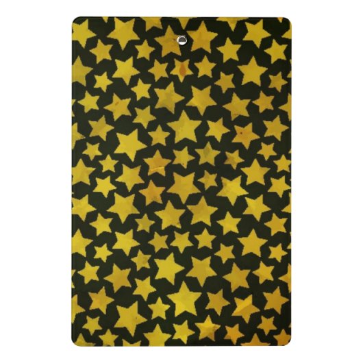 Sternhintergrund Mini Klemmbrett (Rückseite)