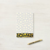 Sternhintergrund Post-it Klebezettel (Auf Schreibtisch)