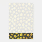 Sternhintergrund Post-it Klebezettel (Vorderseite)