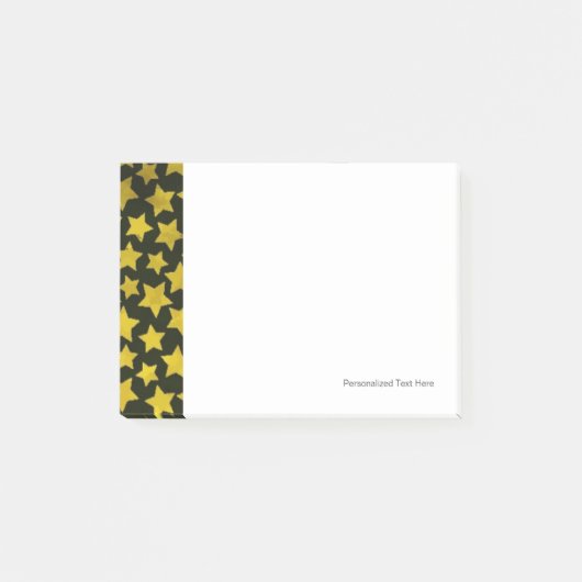 Sternhintergrund Post-it Klebezettel (Vorderseite)