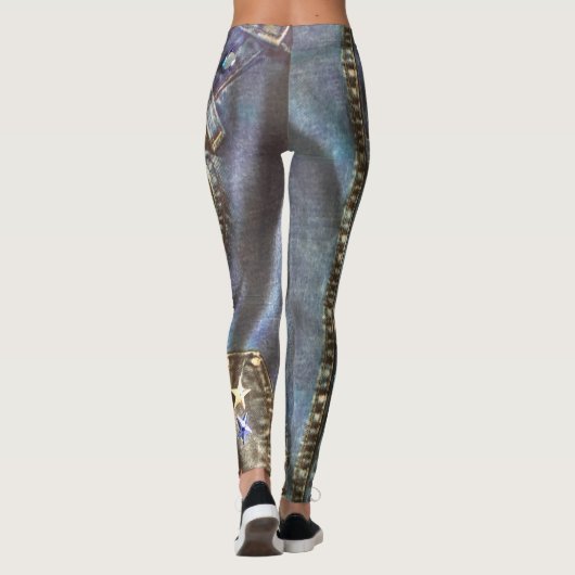 Sternjeans Leggings (Rückseite)
