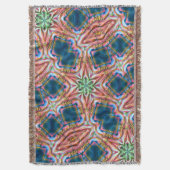 Sternkaleidoskop in rauer Textur, verbrannter Lach Decke (Vorderseite Vertikal)