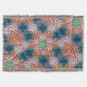 Sternkaleidoskop in rauer Textur, verbrannter Lach Decke (Vorderseite)