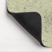 Sternkarte der Nordpolarregion Mousepad (Ecke)