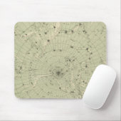Sternkarte der Nordpolarregion Mousepad (Mit Mouse)