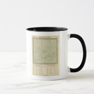 Sternkarte der Südpolarregion Tasse