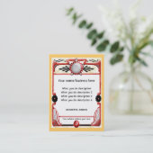 Sternkarte Visitenkarte (Stehend Vorderseite)