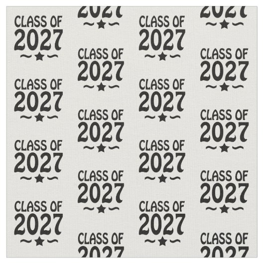 Sternklasse Abschluss 2027 Stoff (Nahaufnahme)