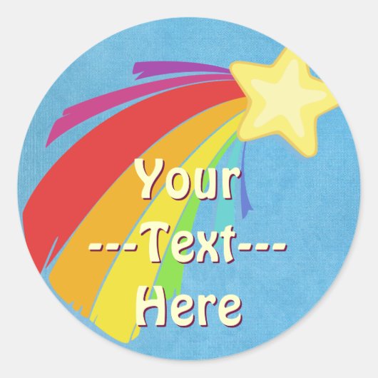 Sternkleber anzeigen runder aufkleber (Vorderseite)