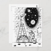 Sternkollektor Postkarte (Vorne/Hinten)