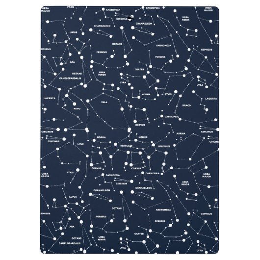 Sternkonstellation Klemmbrett (Rückseite)