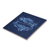 Sternkonstellation und Sonnensigne mit Sternen Fliese (Seite)