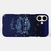 Sternkonstellation und Sternzeichen mit Sternen Case-Mate iPhone Hülle (Rückseite (Horizontal))