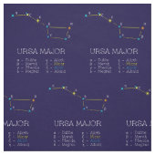 Sternkonstellation Ursa major Stoff (Muster)