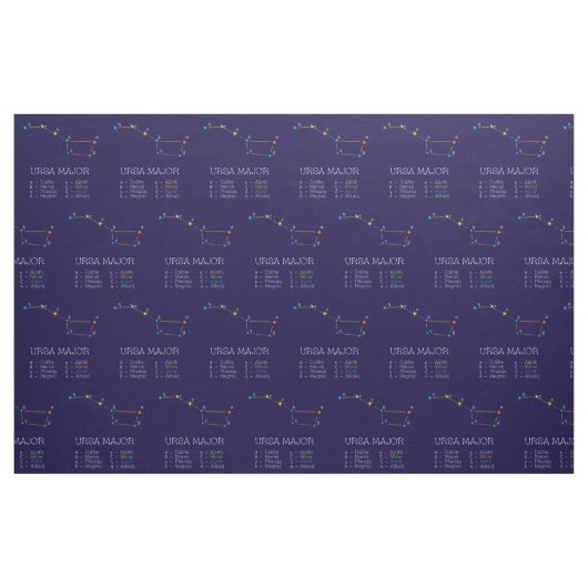 Sternkonstellation Ursa major Stoff (Fat Quarter (45,7 x 55,9 cm))