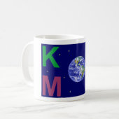 Sternkosmos Kaffeetasse (Vorderseite Links)