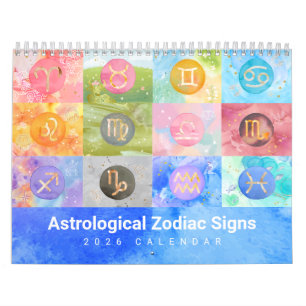 Sternkreis-Duette 2026 Astrologischer Kunstkalende Kalender