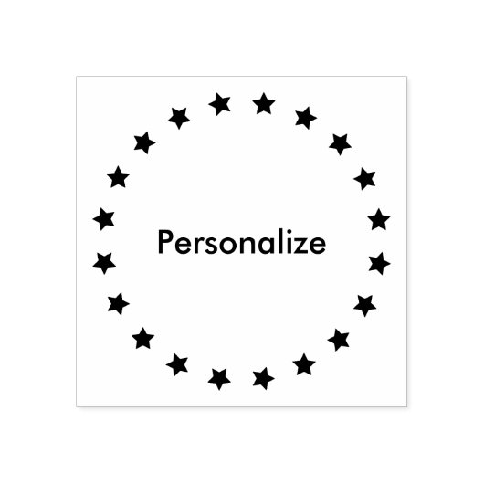 Sternkreis Gummistempel (Prägung)