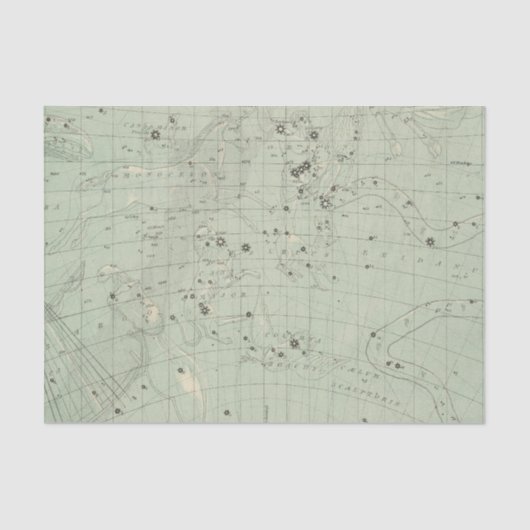 Sternkundliche Karte 2 Seidenpapier (Vorderseite)