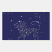 Sternleo Rechteckiger Aufkleber (Vorderseite)