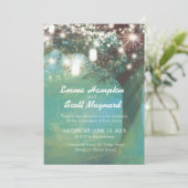 Sternlicht Baums der Glitzern des im Einladung (Stehend Vorderseite)