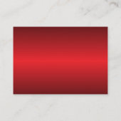 Sternlichter in Metallic Red - Empfang Begleitkarte (Rückseite)