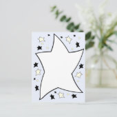 Sternlila Postkarte (Stehend Vorderseite)