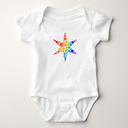 Sternlogo Baby Strampler (Vorderseite)