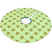 Sternmeer Polyester Weihnachtsbaumdecke (Schrägansicht)