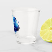 Sternmond Nachthimmel Himmelgalaxie Schnapsglas (Rechts)