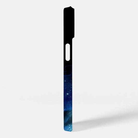 Sternmond Nachthimmel Himmelsgalaxie schwarz blau Case-Mate iPhone Hülle (Rückseite / Rechts)