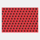 Sternmuster 10 geschenkpapier set (Vorderseite 3)