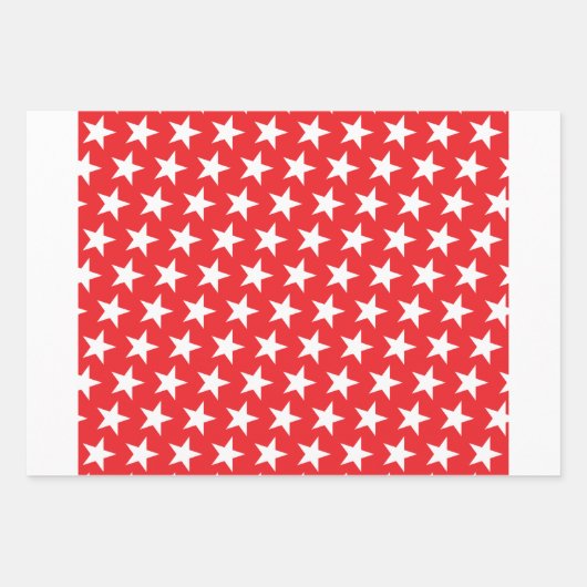 Sternmuster 12 geschenkpapier set (Vorderseite 2)