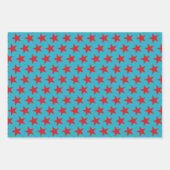 Sternmuster 13 geschenkpapier set (Vorderseite 3)