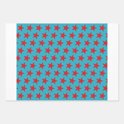 Sternmuster 13 geschenkpapier set (Vorderseite 2)