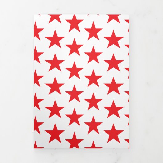 Sternmuster 14 dreifach gefaltete urlaubskarte (Cover)