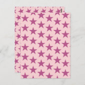 Sternmuster 16 postkarte (Vorne/Hinten)
