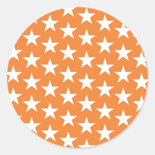 Sternmuster 23 runder aufkleber (Vorderseite)