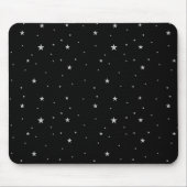 Sternmuster auf schwarz mousepad (Vorne)