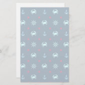 Sternmuster Briefpapier (Vorne/Hinten)