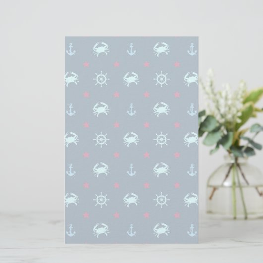 Sternmuster Briefpapier (Stehend Vorderseite)